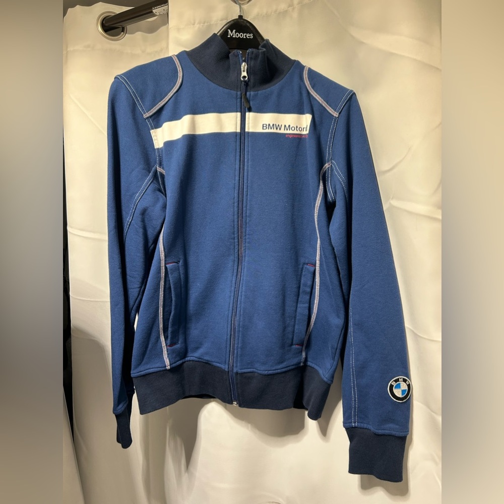 BMW Motorad full zip Sweatshirt size Small